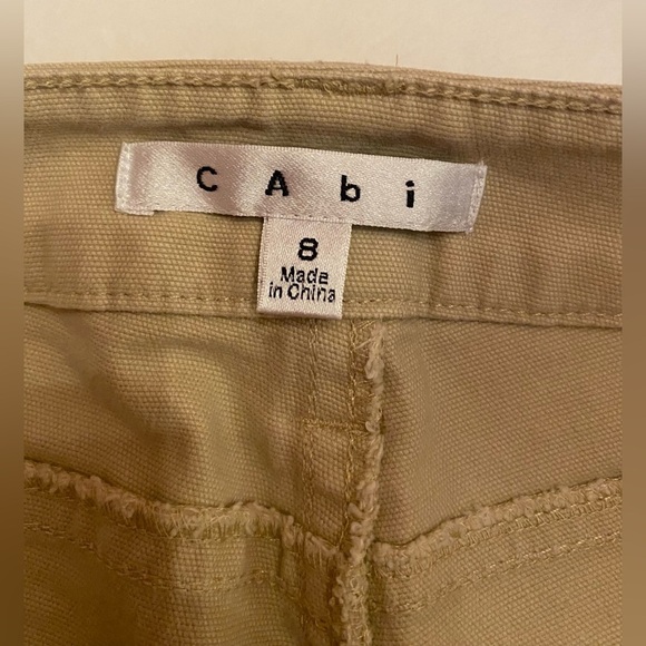 Cabi Woman’s Tan Pants Jeans Size 8 - Picture 4 of 9